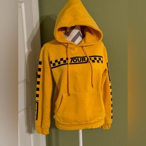Justin Bieber yellow tour hoodie